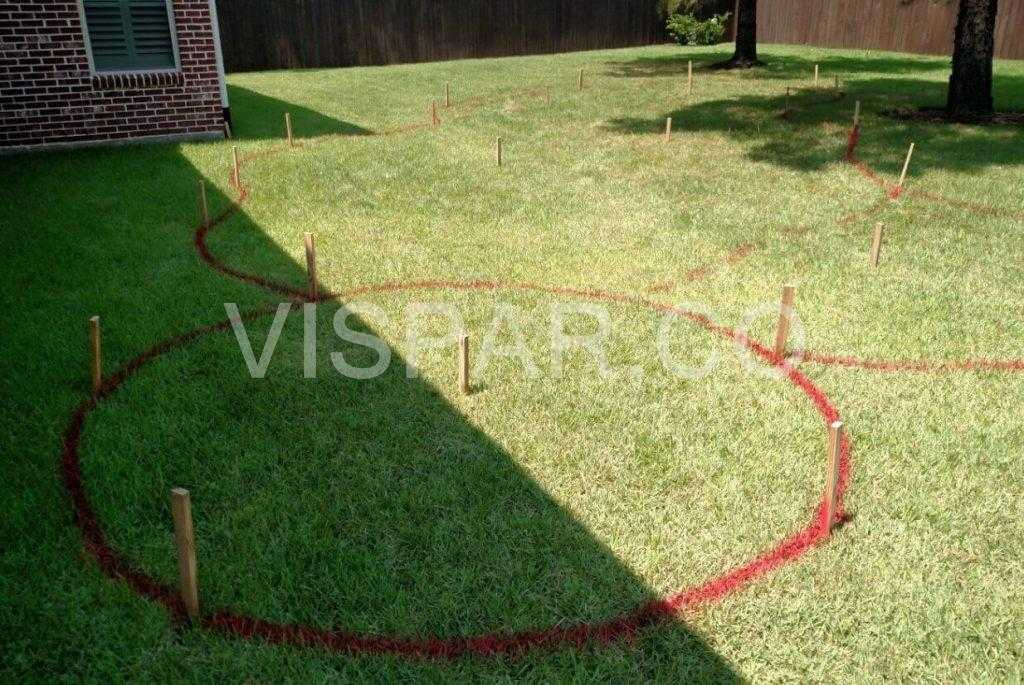 علامت گذاری و مشخص کردن محل ساخت استخر مهم ترین مراحل ساخت استخر است.