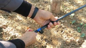 نحوه نصب سه راهی قطره چکان دار