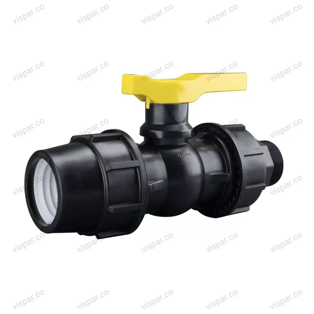 شیر توپی یکسر مهره ماسوره یکسر رابط