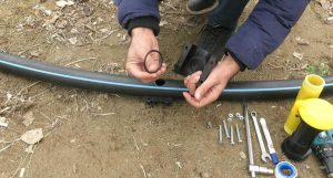 آموزش نصب کمربند پلی اتیلن + اجرا