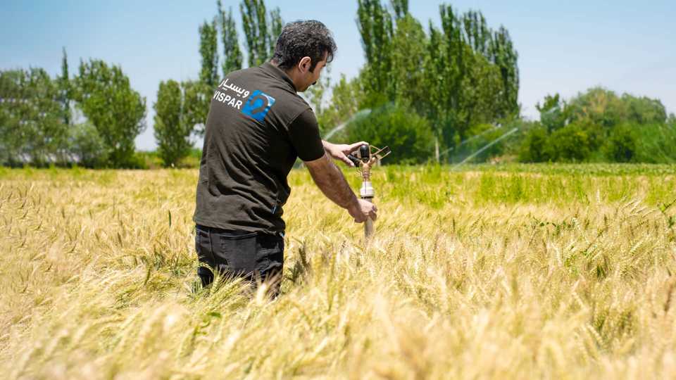 آموزش رفع مشکل نچرخیدن آبپاش