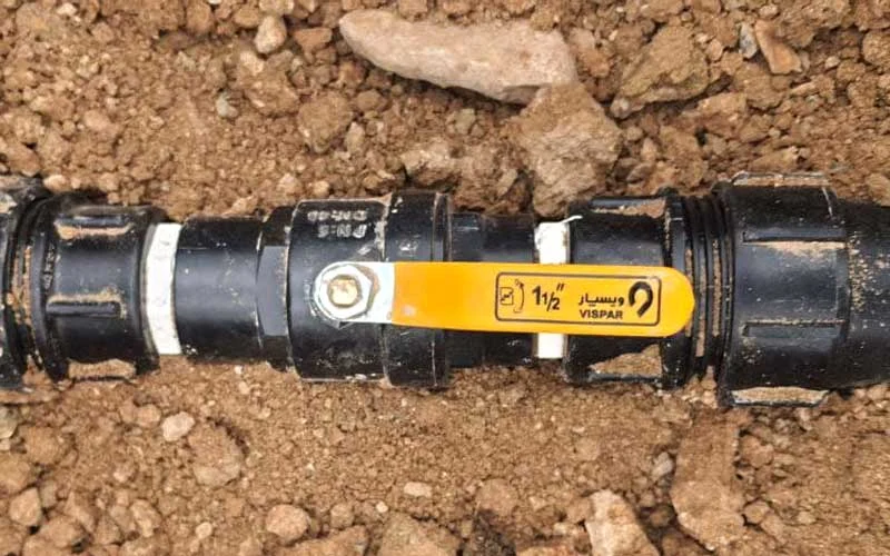 کاربرد شیر دسته فلزی توپی در صنعت کشاورزی برای قطع و وصل جریان سیال